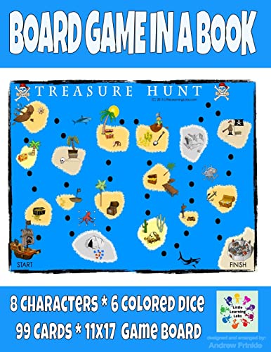 9781511980210: Board Game in a Book - Treasure Hunt