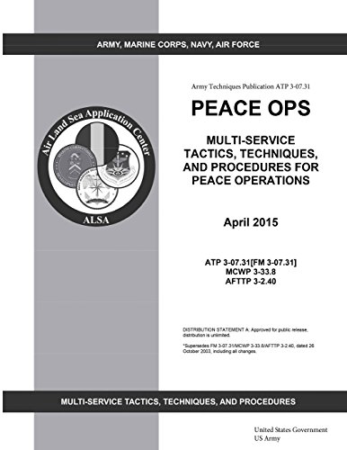 Beispielbild fr Army Techniques Publication ATP 3-07.31 Peace OPS Multi-Service Tactics, Techniques, and Procedures for Peace Operations April 2015 zum Verkauf von Buchpark