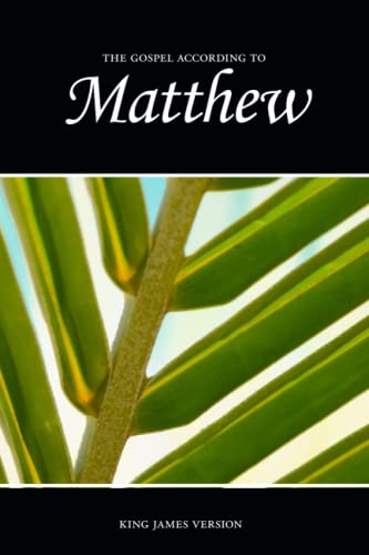Stock image for Matthew, The Gospel According to (KJV) (Sunlight Bibles Complete Set of Individual Bible Books) for sale by HPB-Ruby