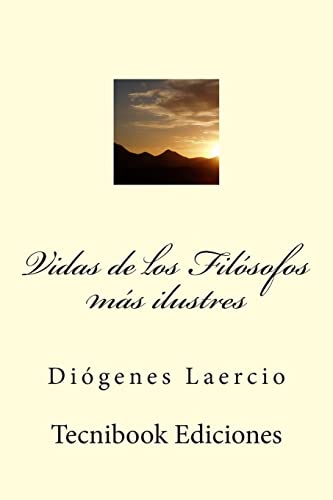 Imagen de archivo de Vidas de los Fil?sofos m?s ilustres (Spanish Edition) a la venta por SecondSale