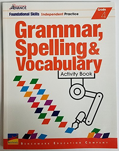 Stock image for Grade 4 Grammar, Spelling and Vocabulary Activity Book : California Edition for sale by Better World Books: West