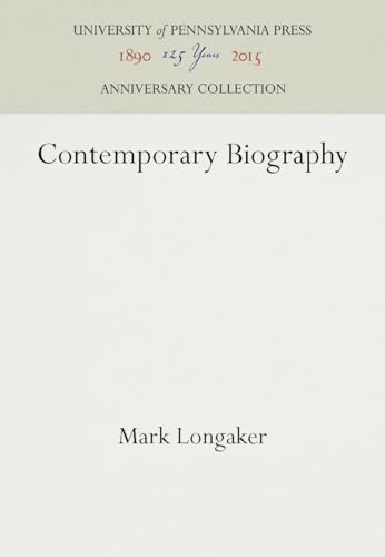 Stock image for Contemporary Biography (Anniversary Collection) for sale by Lucky's Textbooks