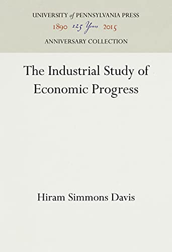 Stock image for The Industrial Study of Economic Progress for sale by WorldofBooks