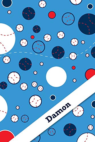 9781513237985: Etchbooks Damon, Baseball, Wide Rule, 6 X 9', 100 Pages
