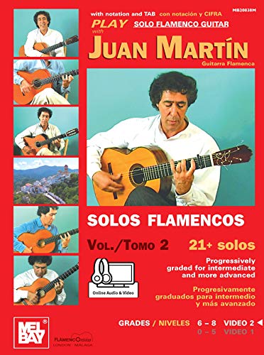 Beispielbild fr Play Solo Flamenco Guitar with Juan Martin Volume 2 (English and Spanish Edition) zum Verkauf von Magers and Quinn Booksellers