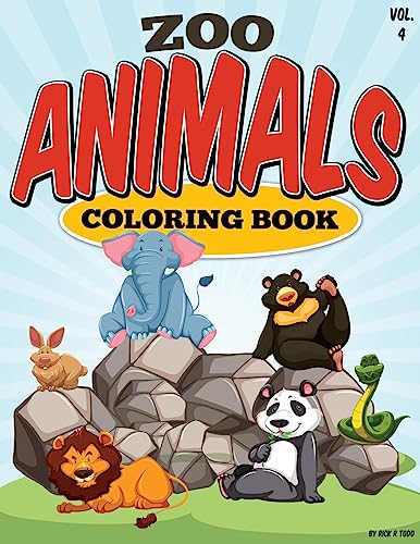 Beispielbild fr Zoo Animals Coloring Book Animals: All Ages Coloring Books zum Verkauf von THE SAINT BOOKSTORE