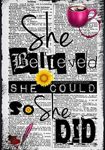 Beispielbild fr She Believed She Could So She Did zum Verkauf von SecondSale