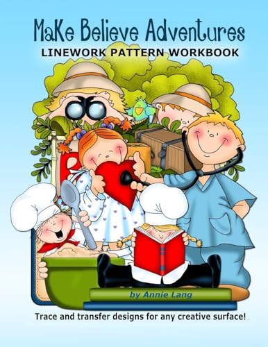9781514183854: Make Believe Adventures: Linework Pattern Workbook