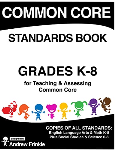 Stock image for Common Core Standards Book (K-8 Common Core Workbooks) for sale by California Books