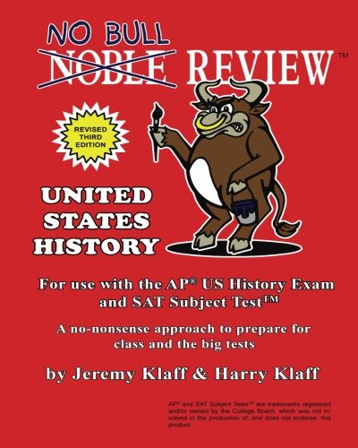 9781514337509: No Bull Review - For Use with the AP US History Exam and SAT Subject Test