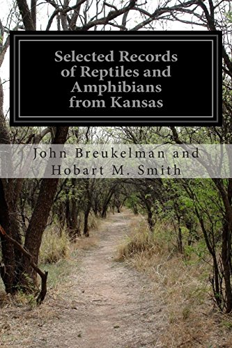 Imagen de archivo de Selected Records of Reptiles and Amphibians from Kansas a la venta por Revaluation Books