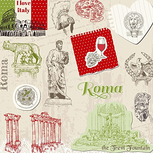 Stock image for Roma: Travel Scrapbook and Memory Journal with Photo Pages-Full Color for sale by Revaluation Books