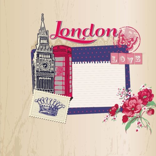 Beispielbild fr Love London: Travel Journal Scrapbook: Full Color with Photo Pages and Color Artwork (Diary) zum Verkauf von Revaluation Books