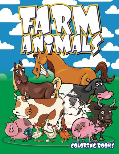 Beispielbild fr Farm Animals Coloring Books (Super Fun Coloring Books For Kids) (Volume 91) zum Verkauf von Revaluation Books