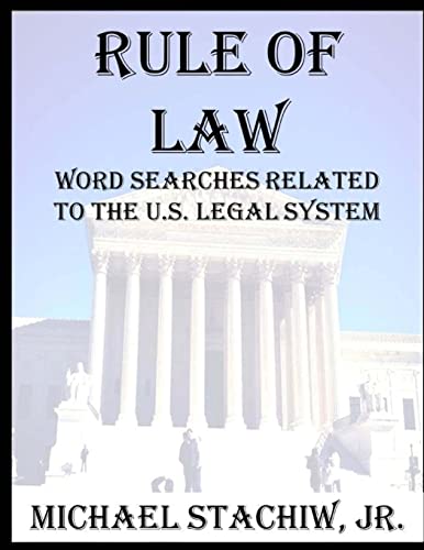 9781514654873: Rule of Law: Word Searches Related to the U.S. Legal System