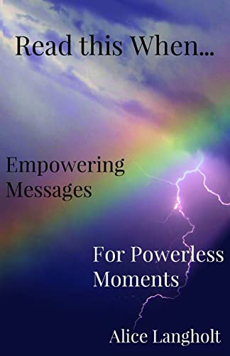 Beispielbild fr Read this When.: Empowering Messages for Powerless Moments zum Verkauf von SecondSale