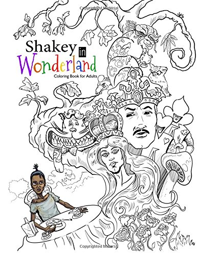 Imagen de archivo de Shakey in Wonderland: Coloring Book for Adults: Volume 1 (Blast Avenue) a la venta por Revaluation Books