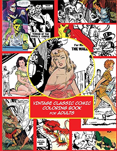 Stock image for Vintage Classic Comic Colouring Book For Adults (Creative Coloring Inspirations) for sale by HPB-Emerald