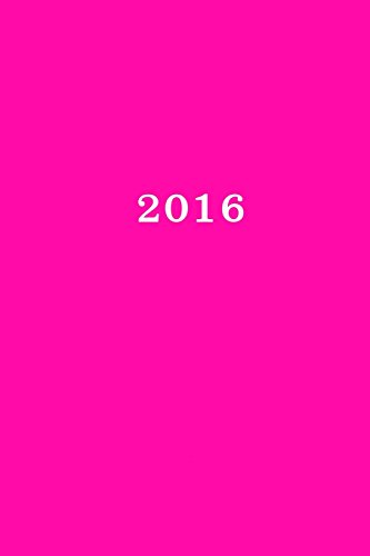 9781514852774: 2016: Calendar/Planner/Appointment Book: 1 week on 2 pages, Format 6" x 9" (15.24 x 22.86 cm), Cover pink