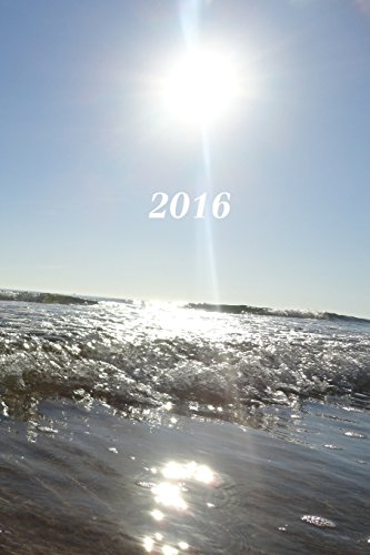 9781514866566: 2016: Calendar/Planner/Appointment Book: 1 week on 2 pages, Format 6" x 9" (15.24 x 22.86 cm), Cover Sea
