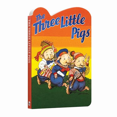 Imagen de archivo de The Three Little Pigs Board Book (Children's Die-Cut Board Book) a la venta por Books From California