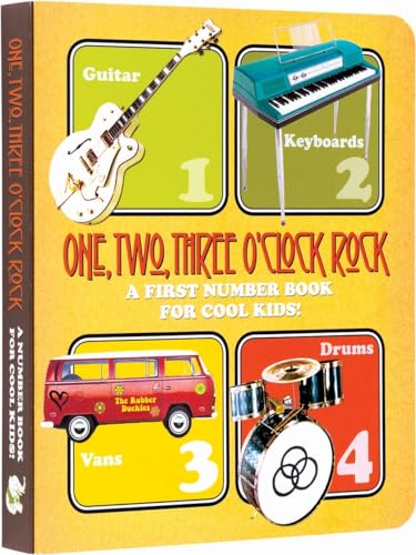 Beispielbild fr One, Two, Three O'Clock, Rock: A First Number Book for Cool Kids (Board Books) zum Verkauf von SecondSale