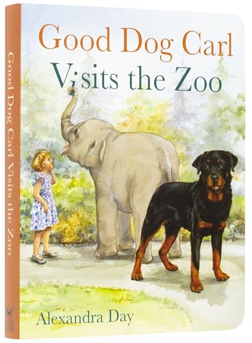 Imagen de archivo de Good Dog Carl Visits the Zoo Board Book (Good Dog Carl Collection) a la venta por Goodwill of Colorado