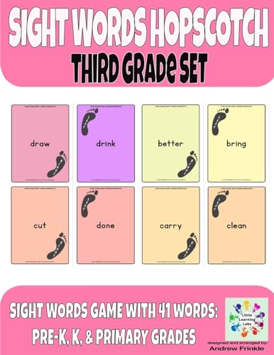 9781515019947: Sight Words Hopscotch Third Grade Set