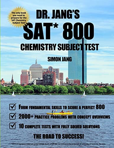 Beispielbild fr Dr. Jangs SAT 800 Chemistry Subject Test zum Verkauf von Goodwill