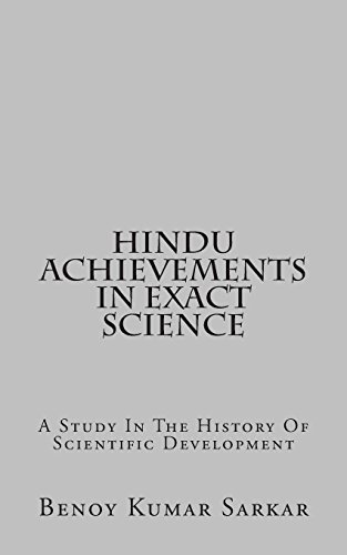 Stock image for Hindu Achievements In Exact Science: A Study In The History Of Scientific Development for sale by Revaluation Books