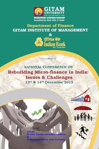 Beispielbild fr Micro Finance in India proceedings of national conference zum Verkauf von PBShop.store US