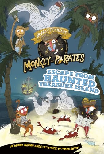 9781515826866: Escape from Haunted Treasure Island: A 4D Book (Nearly Fearless Monkey Pirates)