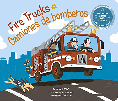 9781515860938: Fire Trucks / Camiones de bomberos