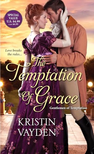 Beispielbild fr The Temptation of Grace: A Witty and Steamy Regency Romance (Gentlemen of Temptation) zum Verkauf von Wonder Book