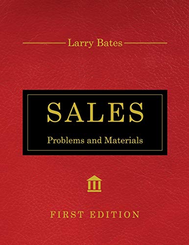 Stock image for Sales: Problems and Materials for sale by HPB-Red