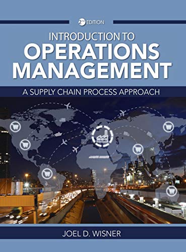 Imagen de archivo de Introduction to Operations Management: A Supply Chain Process Approach a la venta por Lucky's Textbooks