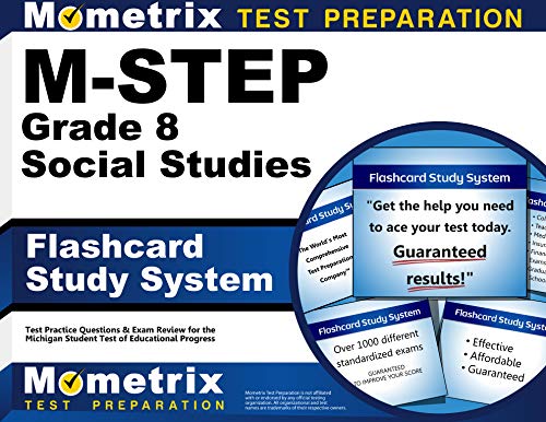 Stock image for M-STEP Grade 8 Social Studies Flashcard Study System: M-STEP Test Practice Questions & Exam Review f for sale by Save With Sam