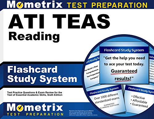 Stock image for ATI TEAS Reading Flashcard Study System: TEAS 6 Test Practice Questions & Exam Review for the Test of Essential Academic Skills, Sixth Edition (Cards) for sale by GF Books, Inc.