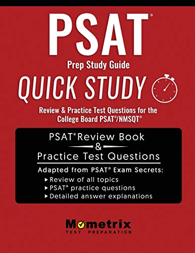 Stock image for PSAT Prep Study Guide: Quick Study Review & Practice Test Questions for the College Board PSAT/NMSQT for sale by BookManBookWoman Books