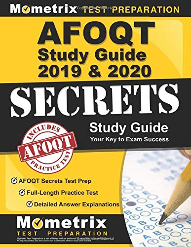 Beispielbild fr AFOQT Study Guide 2019-2020: AFOQT Secrets Test Prep, Full-Length Practice Test, Detailed Answer Explanations: (Updated to Cover the NEW Form T Outline) zum Verkauf von BooksRun