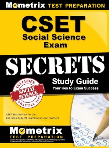 Immagine dell'editore per Cset Social Science Exam Secrets Study Guide: Cset Test Review for the California Subject Examinations for Teachers venduto da GreatBookPrices