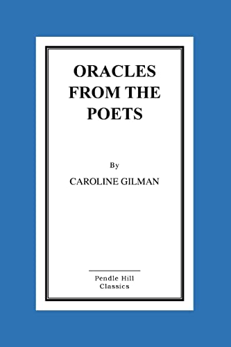 Stock image for Oracles from the Poets for sale by THE SAINT BOOKSTORE