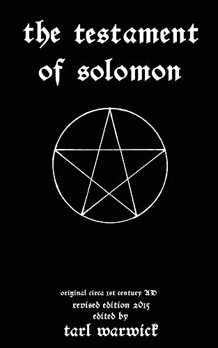Beispielbild fr The Testament Of Solomon zum Verkauf von Save With Sam
