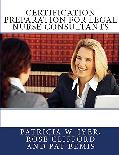 Stock image for Certification Preparation for Legal Nurse Consultants for sale by Revaluation Books