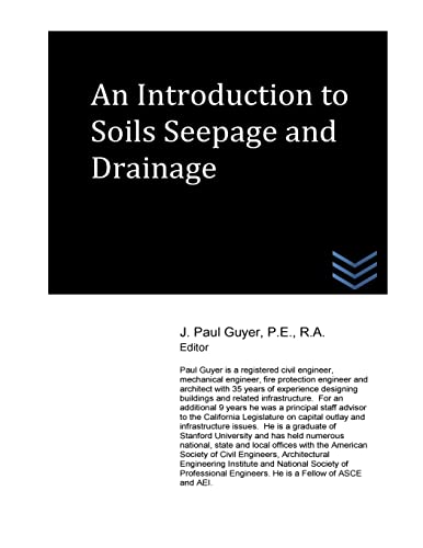 Stock image for An Introduction to Soils Seepage and Drainage (Geotechnical Engineering) for sale by Lucky's Textbooks