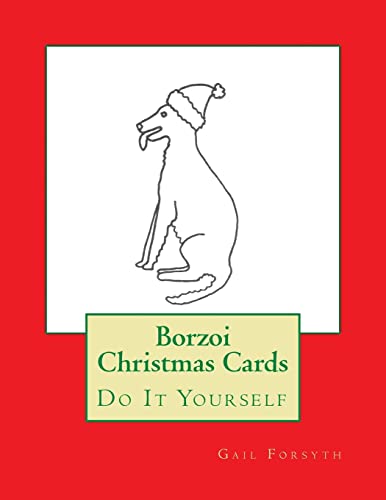 Beispielbild fr Borzoi Christmas Cards: Do It Yourself zum Verkauf von Buchpark