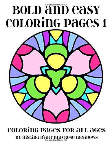 9781516970186: Bold and Easy Coloring Pages 1: Coloring Pages for All Ages