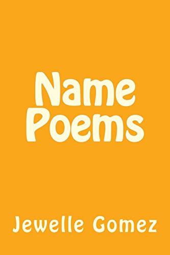 Imagen de archivo de Name Poems a la venta por PlumCircle