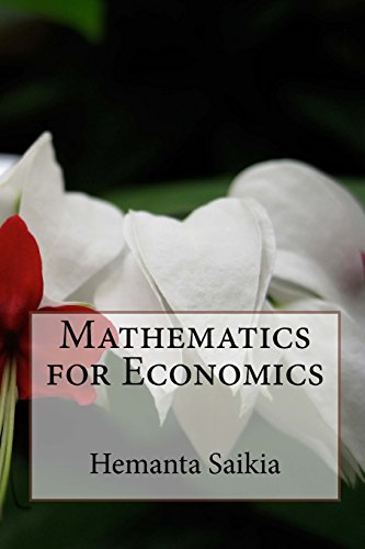 Stock image for Mathematics for Economics: Vol 1 for sale by Revaluation Books