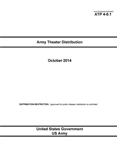Stock image for Army Techniques Publication ATP 4-0.1 Army Theater Distribution October 2014 for sale by Ergodebooks